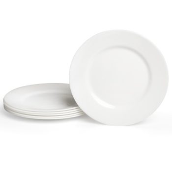 Fehér edzett üveg kistányérok