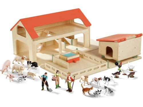 Maxi készlet nagy farm + 21 figura