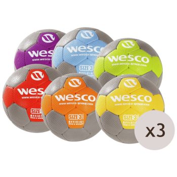 3-as méret MAXI PACK puha és jó fogású kézilabdák