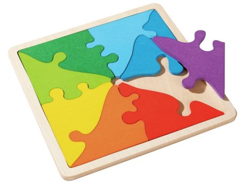 Négyzet geometriai kirakó