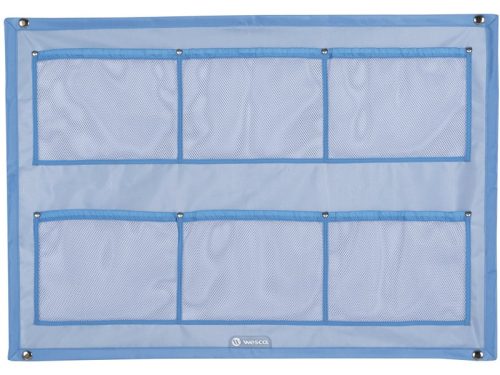 H egység esetén: 51 cm - 6 zseb Mesh tárolópanel