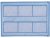 H egység esetén: 51 cm - 6 zseb Mesh tárolópanel