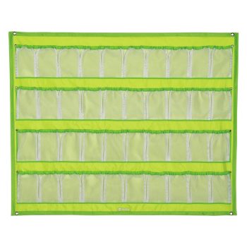 H egység esetén: 81 cm - 40 zseb Mesh tárolópanel