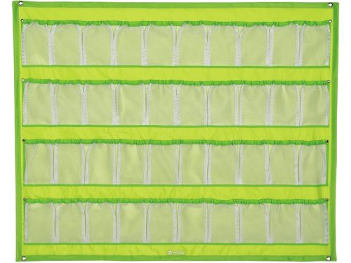 H egység esetén: 81 cm - 40 zseb Mesh tárolópanel