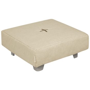 Cocoon Comfort fém lábakkal négyzet alakú puff