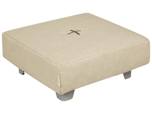 Cocoon Comfort fém lábakkal négyzet alakú puff