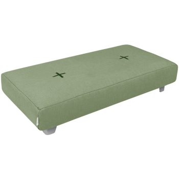 Cocoon Comfort fém lábakkal téglalap alakú puff