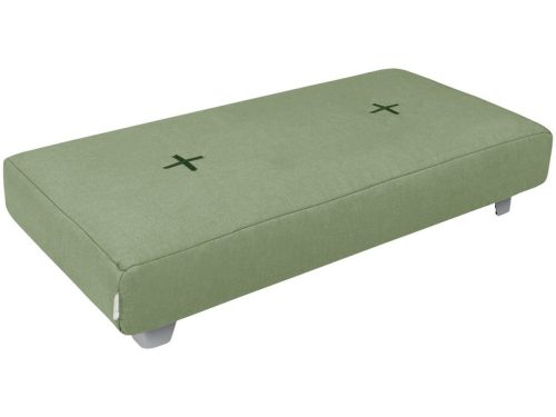 Cocoon Comfort fém lábakkal téglalap alakú puff