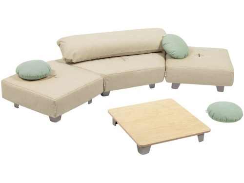 Cocoon Comfort fém lábakkal pihenősarok-készlet