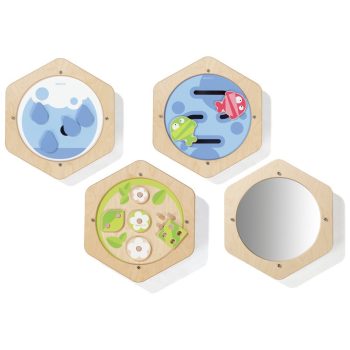 HATSZÖGLETES AKTIVITÁS PANEL MAXI PACK TERMÉSZET 
