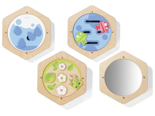 HATSZÖGLETES AKTIVITÁS PANEL MAXI PACK TERMÉSZET 