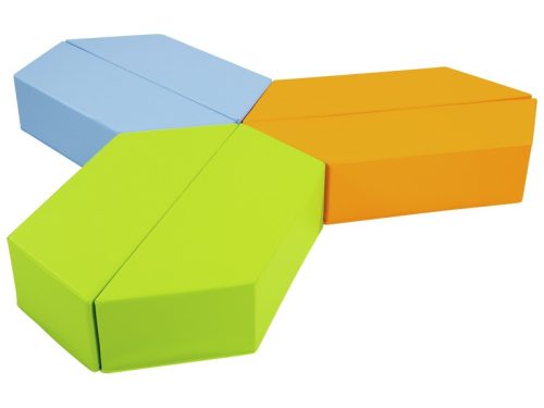 A relaxációs központ TRAPEZIUM POUFFES KIT 