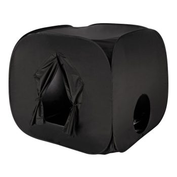 Fekete érzékszervi pop-up kuckó – 120 cm magas