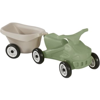 Babyquad + utánfutó lábhajtós jármű