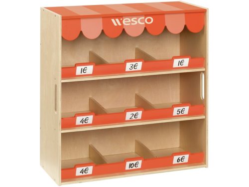 Piaci stand-játékosláda