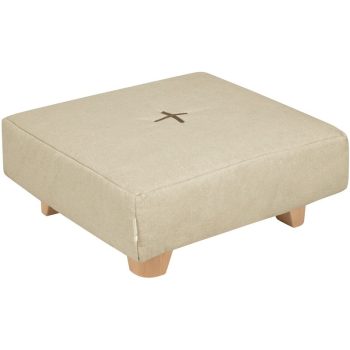 Cocoon Comfort műanyag lábbal négyzet alakú puff