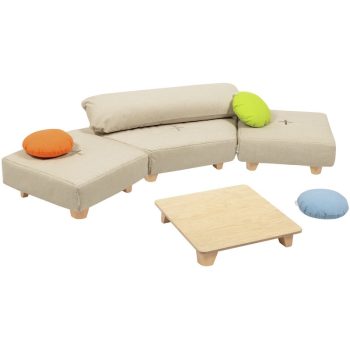 Cocoon Comfort műanyag lábbal pihenősarok-készlet
