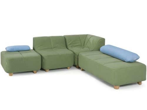 Cocoon Comfort Adult műanyag lábbal saroki chaise longue