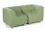 Cocoon Comfort felnőtt fém lábbal 2 üléses kanapé