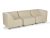 Cocoon Comfort felnőtt fém lábbal 3 üléses kanapé