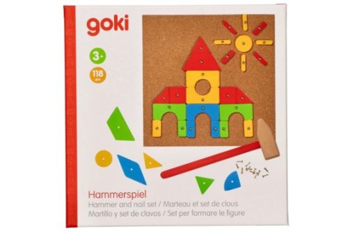 Goki - Kalapácsjáték 118 db-os ház